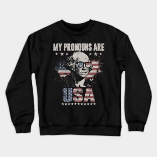 My Pronouns Are USA Crewneck Sweatshirt